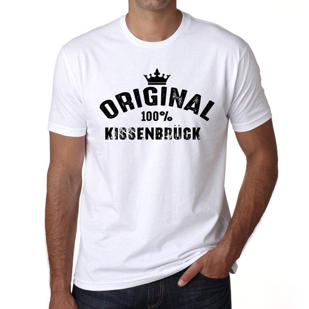 Kissenbrück 100% German City White Mens Short Sleeve Round Neck T-Shirt 00001 - Casual