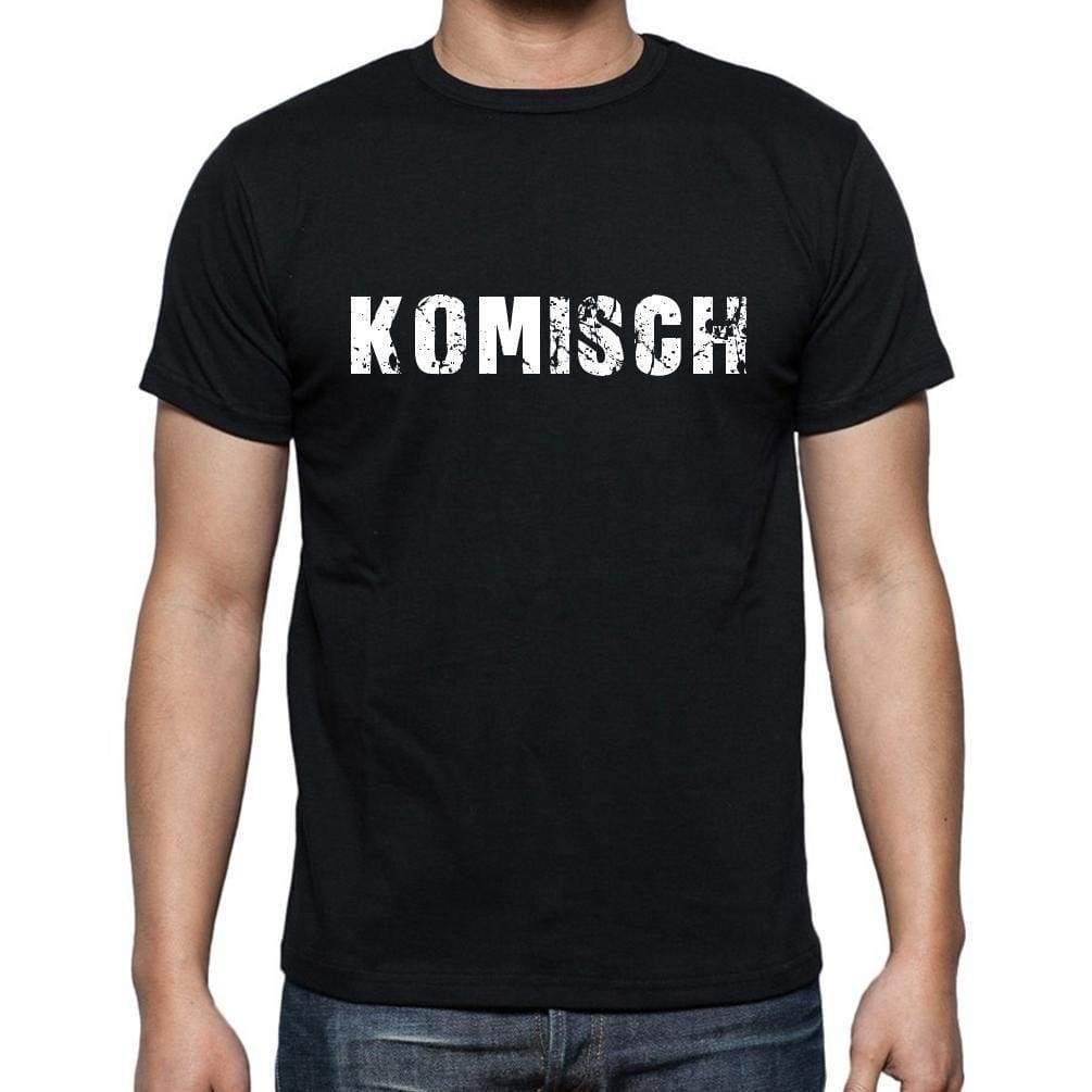 Komisch Mens Short Sleeve Round Neck T-Shirt - Casual