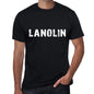 Lanolin Mens T Shirt Black Birthday Gift 00555 - Black / Xs - Casual