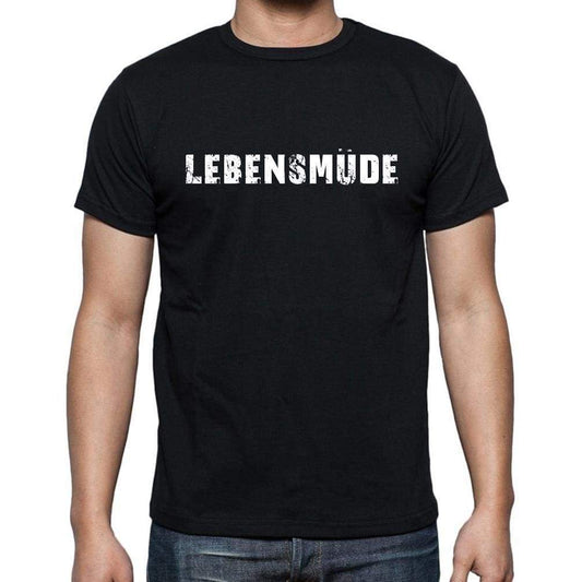 Lebensmde Mens Short Sleeve Round Neck T-Shirt - Casual