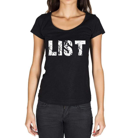 List German Cities Black Womens Short Sleeve Round Neck T-Shirt 00002 - Casual