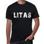 Litas Mens Retro T Shirt Black Birthday Gift 00553 - Black / Xs - Casual
