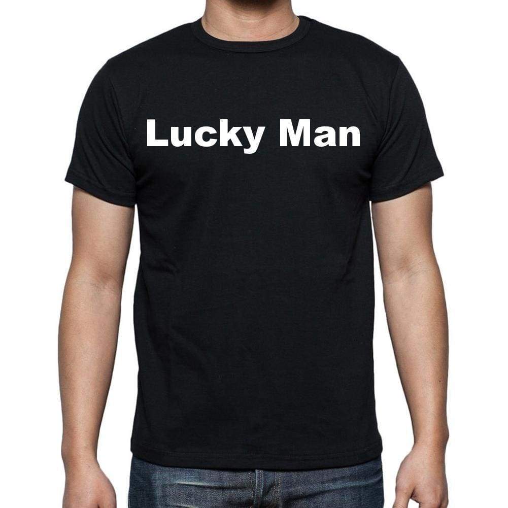 Lucky Man Mens Short Sleeve Round Neck T-Shirt - Casual