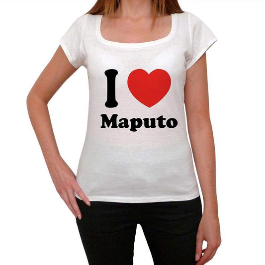 Maputo T Shirt Woman Traveling In Visit Maputo Womens Short Sleeve Round Neck T-Shirt 00031 - T-Shirt