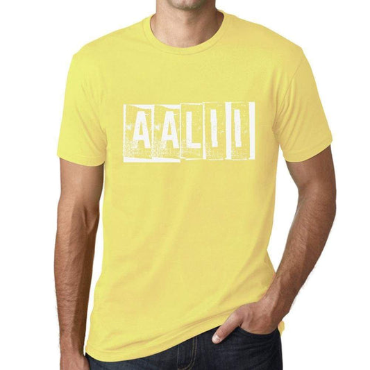 Mens Tee Shirt Vintage T Shirt Aalii 00562 - Jaune Pale / Xs - Casual