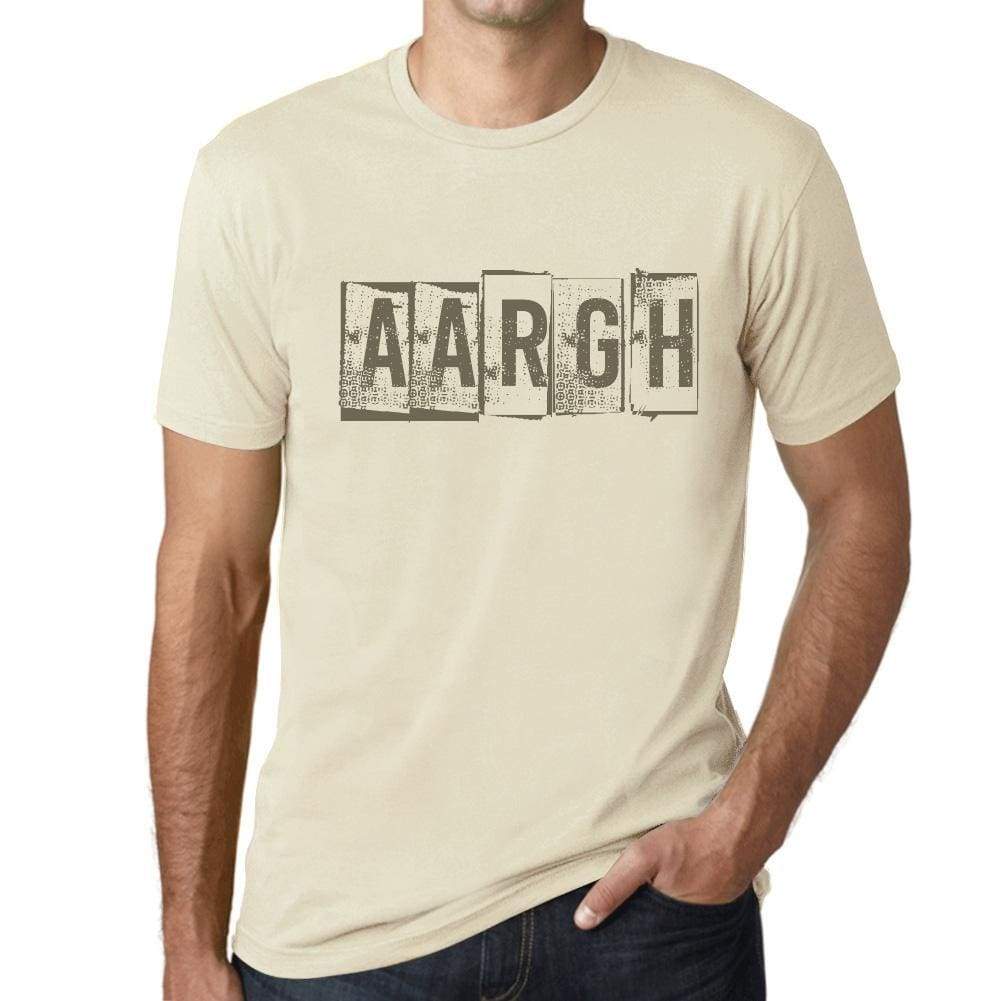 Mens Tee Shirt Vintage T Shirt Aargh 00562 - Naturel / Xs - Casual