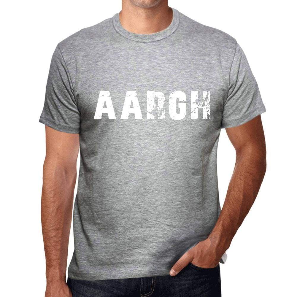Mens Tee Shirt Vintage T Shirt Aargh 00562 - Grey / S - Casual