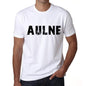 Mens Tee Shirt Vintage T Shirt Aulne X-Small White 00561 - White / Xs - Casual