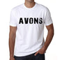 Mens Tee Shirt Vintage T Shirt Avons X-Small White 00561 - White / Xs - Casual