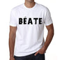 Mens Tee Shirt Vintage T Shirt Béate X-Small White 00561 - White / Xs - Casual