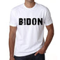Mens Tee Shirt Vintage T Shirt Bidon X-Small White 00561 - White / Xs - Casual