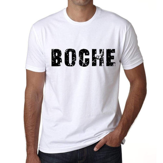 Mens Tee Shirt Vintage T Shirt Boche X-Small White 00561 - White / Xs - Casual