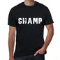 <span>Men's</span> Tee Shirt Vintage T shirt Champ X-Small Black 00558 - ULTRABASIC