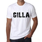 Mens Tee Shirt Vintage T Shirt Cilla X-Small White 00561 - White / Xs - Casual