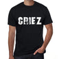 Mens Tee Shirt Vintage T Shirt Criez X-Small Black 00558 - Black / Xs - Casual