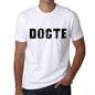 Mens Tee Shirt Vintage T Shirt Docte X-Small White 00561 - White / Xs - Casual