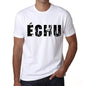 Mens Tee Shirt Vintage T Shirt Èchu X-Small White 00560 - White / Xs - Casual