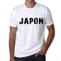 Mens Tee Shirt Vintage T Shirt Japon X-Small White 00561 - White / Xs - Casual