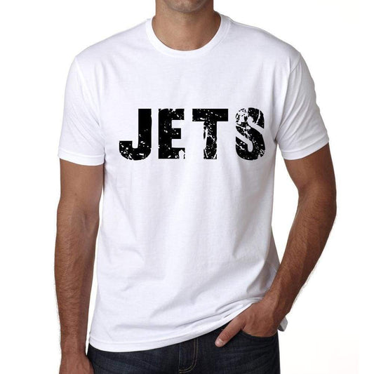 Mens Tee Shirt Vintage T Shirt Jets X-Small White 00560 - White / Xs - Casual
