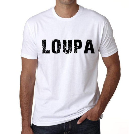 Mens Tee Shirt Vintage T Shirt Loupa X-Small White 00561 - White / Xs - Casual