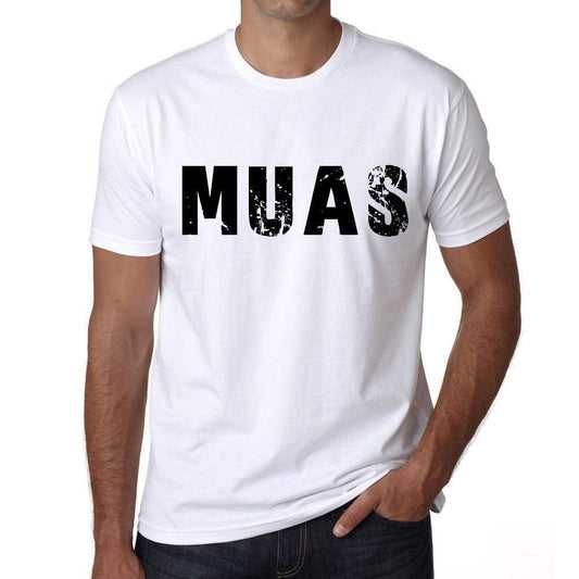 Mens Tee Shirt Vintage T Shirt Muas X-Small White 00560 - White / Xs - Casual