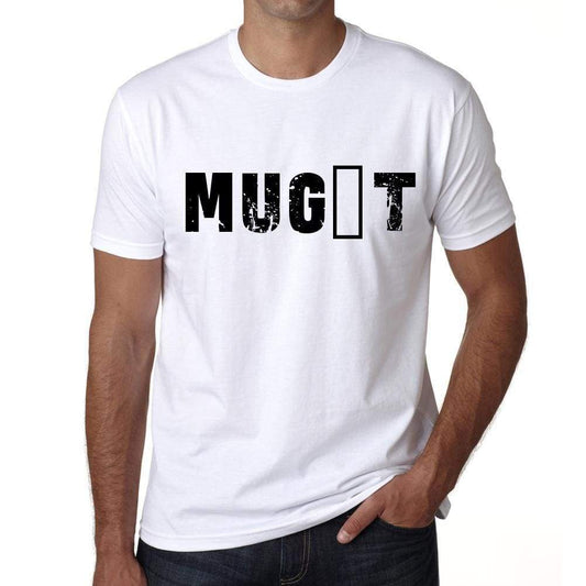 Mens Tee Shirt Vintage T Shirt Mugët X-Small White - White / Xs - Casual