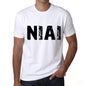 Mens Tee Shirt Vintage T Shirt Niai X-Small White 00560 - White / Xs - Casual
