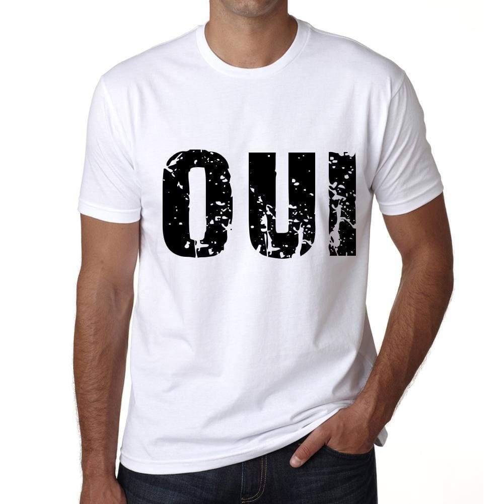 Mens Tee Shirt Vintage T Shirt Oui X-Small White 00559 - White / Xs - Casual