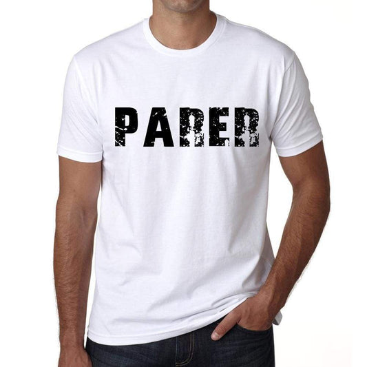 Mens Tee Shirt Vintage T Shirt Parer X-Small White - White / Xs - Casual