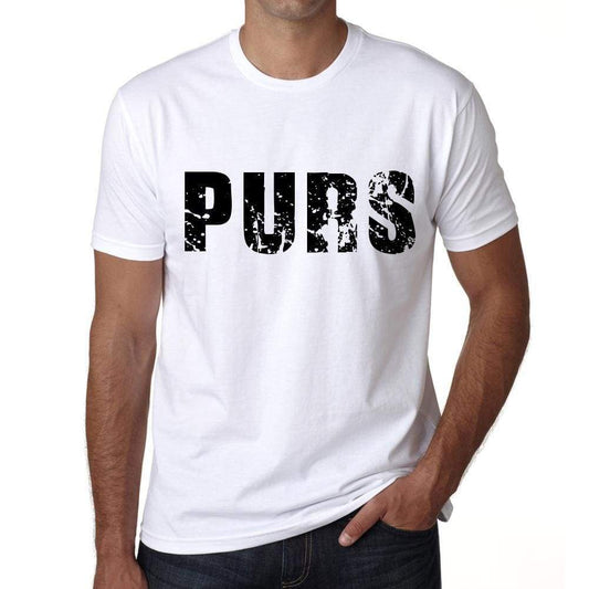 Mens Tee Shirt Vintage T Shirt Purs X-Small White 00560 - White / Xs - Casual