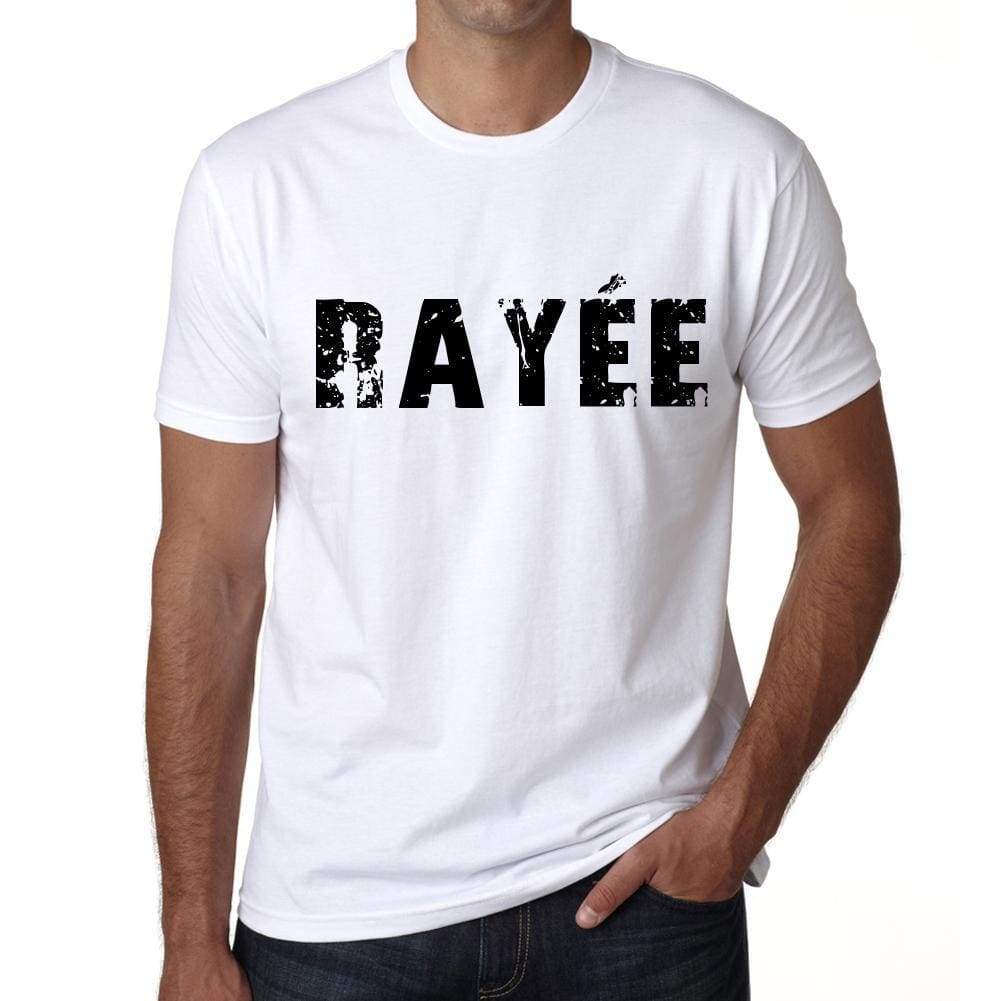 Mens Tee Shirt Vintage T Shirt Rayée X-Small White - White / Xs - Casual