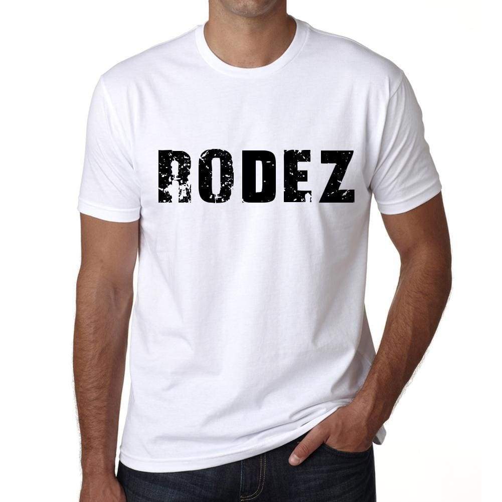 Mens Tee Shirt Vintage T Shirt Rodez X-Small White - White / Xs - Casual