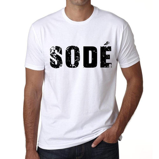 Mens Tee Shirt Vintage T Shirt Sodè X-Small White 00560 - White / Xs - Casual