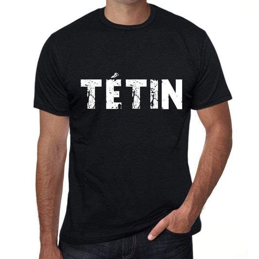 Mens Tee Shirt Vintage T Shirt Tétin X-Small Black 00558 - Black / Xs - Casual