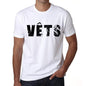 Mens Tee Shirt Vintage T Shirt Víts X-Small White 00560 - White / Xs - Casual