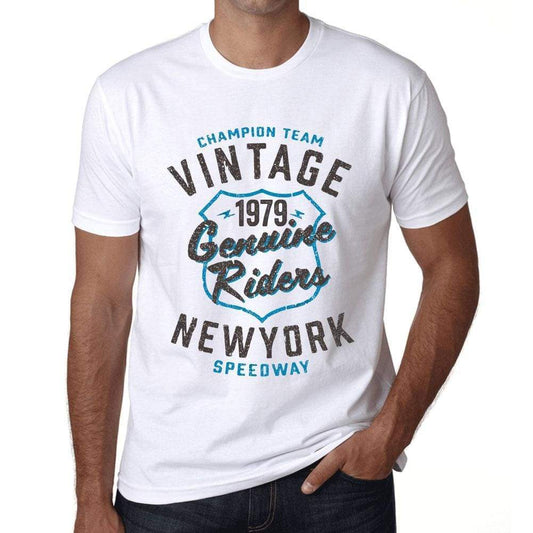 Mens Vintage Tee Shirt Graphic T Shirt Genuine Riders 1979 White - White / Xs / Cotton - T-Shirt