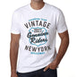 Mens Vintage Tee Shirt Graphic T Shirt Genuine Riders 2027 White - White / Xs / Cotton - T-Shirt