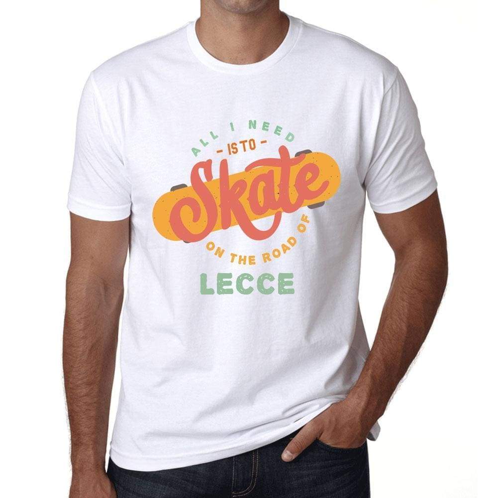 Mens Vintage Tee Shirt Graphic T Shirt Lecce White - White / Xs / Cotton - T-Shirt