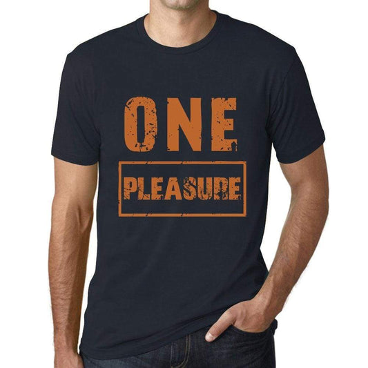 Mens Vintage Tee Shirt Graphic T Shirt One Pleasure Navy - Navy / Xs / Cotton - T-Shirt