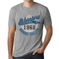 Mens Vintage Tee Shirt Graphic T Shirt Warriors Since 1962 Grey Marl - Grey Marl / Xs / Cotton - T-Shirt