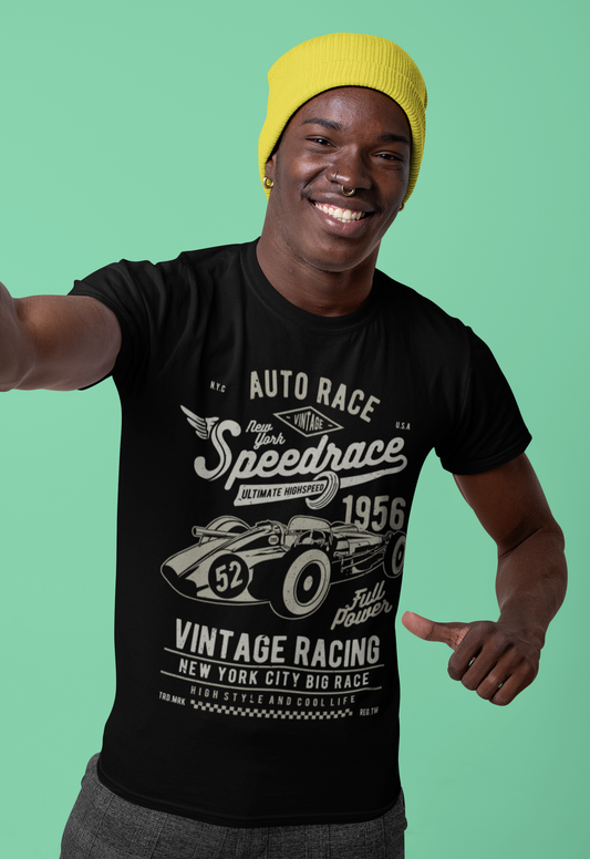 ULTRABASIC Herren T-Shirt Auto Race Speedrace – Vintage Racing Formula T-Shirt