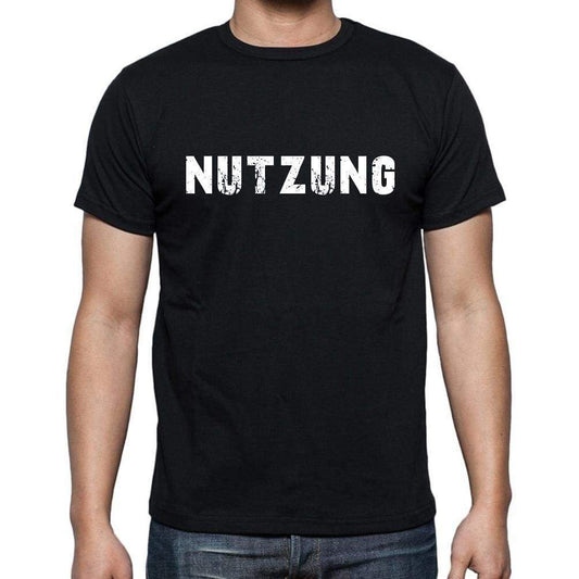 Nutzung Mens Short Sleeve Round Neck T-Shirt - Casual