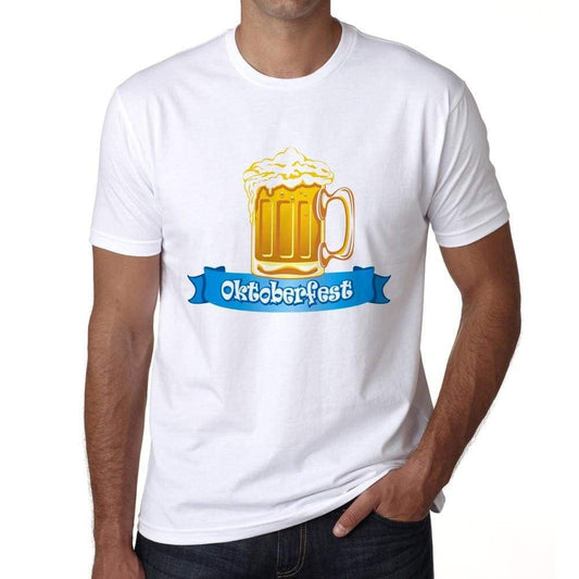 Oktoberfest 1 Oktoberfest T-Shirt Mens White Tee 100% Cotton 00179