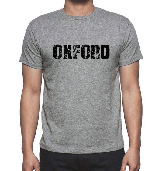 Oxford Grey Mens Short Sleeve Round Neck T-Shirt 00018 - Grey / S - Casual