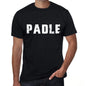 Padle Mens Retro T Shirt Black Birthday Gift 00553 - Black / Xs - Casual