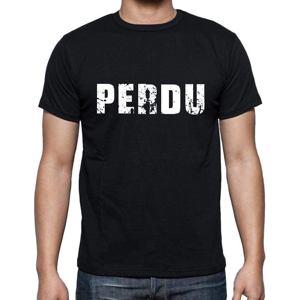 Perdu French Dictionary Mens Short Sleeve Round Neck T-Shirt 00009 - Casual