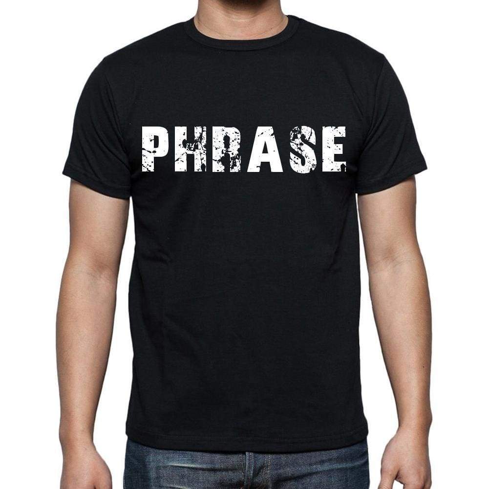 Phrase White Letters Mens Short Sleeve Round Neck T-Shirt 00007