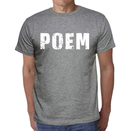 Poem Mens Short Sleeve Round Neck T-Shirt 00039 - Casual