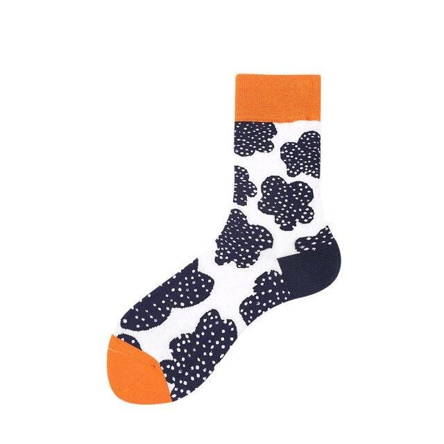 Creative High Quality Fashion Harajuku Kawaii Happy Women Socks milk Food painting Strawberry Animal Print Funny Socks Cute Sock