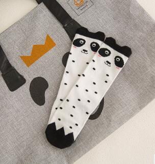 children socks cartoon mouse fox totoro pattern style baby socks cotton small boy girl knee high leg warm big kids short sock